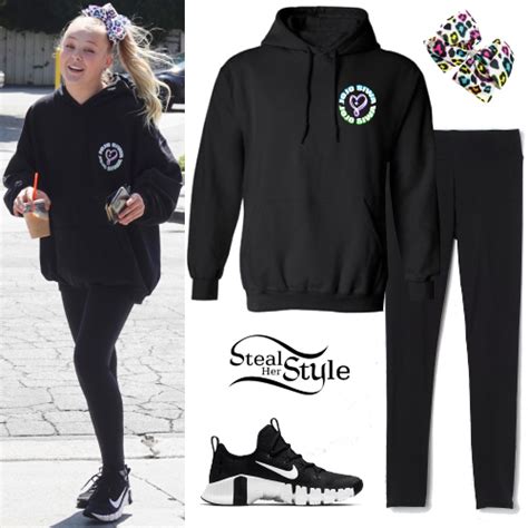 Jojo Siwa Black Hoodie And Leggings