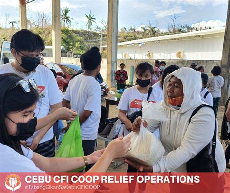 cebu cfi coop helped more than 25 000 affected families of super typhoon odette cebu cfi
