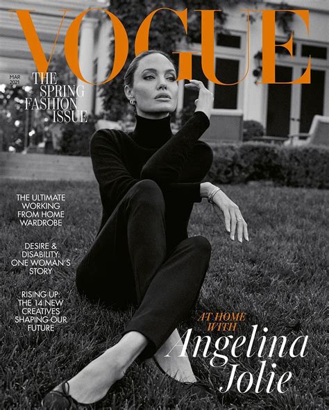 Diary Of A Clotheshorse Angelina Jolie Covers Vogue Uk March 2021