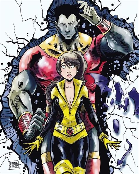 Kitty Pryde And Colossus Xmen By Emma Kubert Kitty Pryde Colossus Xmen