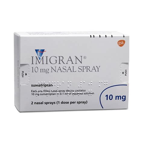 Buy Imigran Nasal Spray 10mg/20mg from £19.99 | Chemist Click UK
