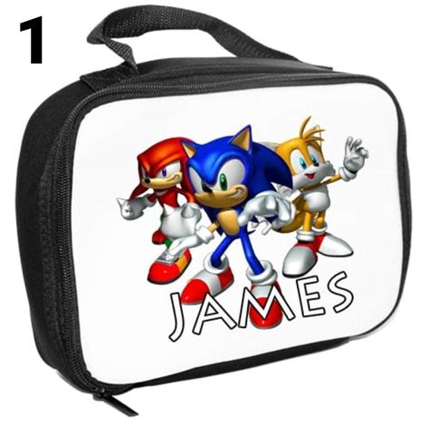 Personalised Sonic Lunchboxes Etsy
