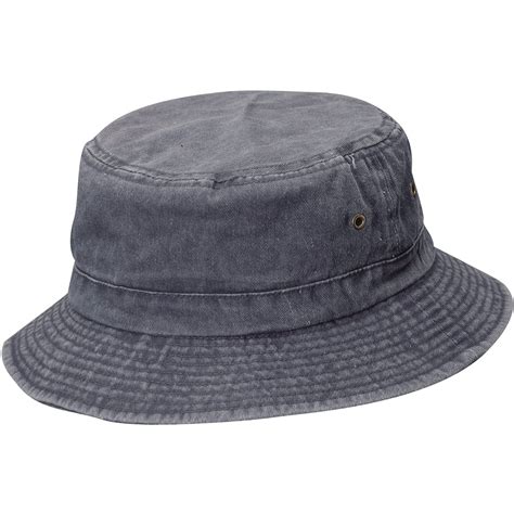Dorfman Pacific Mens Pigment Dyed Twill Bucket Hat