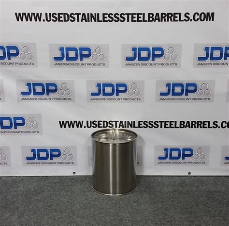 5 Gallon New Stainless Steel Barrel | Closed Head (.8 mm) Closed Top