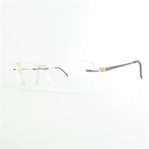 stepper si 94945 rimless r7168 used eyeglasses frames eyewear eyeglasses frames eyeglasses
