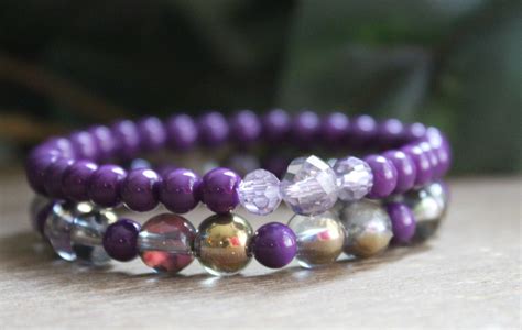 Bracelets For Women Beaded Bracelet Stacks Stackable Etsy