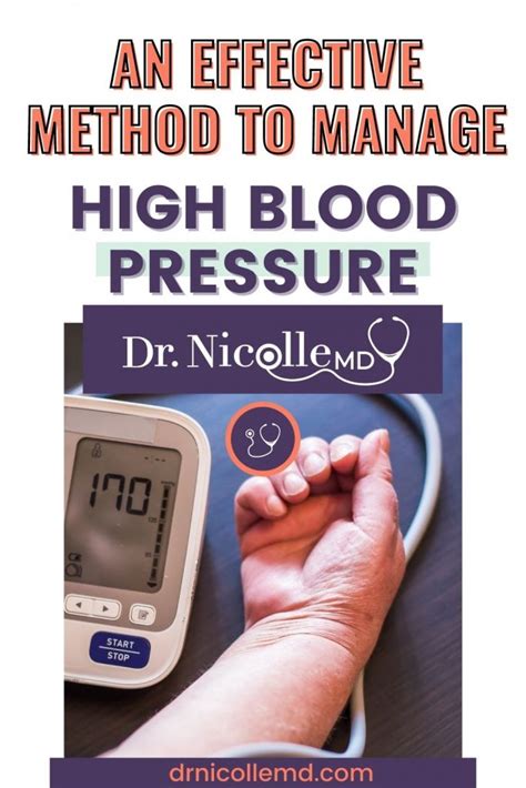 An Effective Method To Manage High Blood Pressure Dr Nicolle