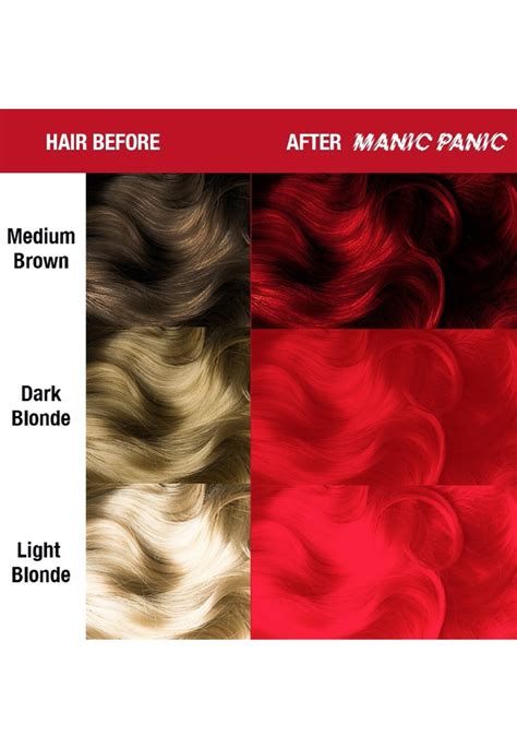 Manic Panic High Voltage Pillarbox Red Hair Dye IMPERICON UK