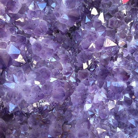 Purple Crystals Mystic Glow Wallpaper Crystal Aesthet