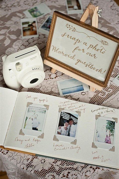 Wedding Guest Book Polaroid Photo Album Wedding