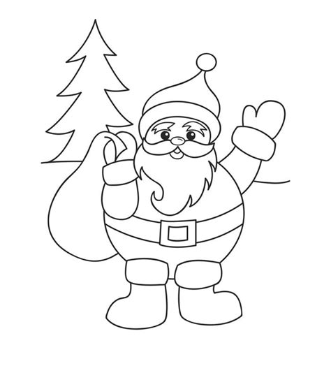 61 Best Santa Templates Shapes Crafts And Colouring Pages Free