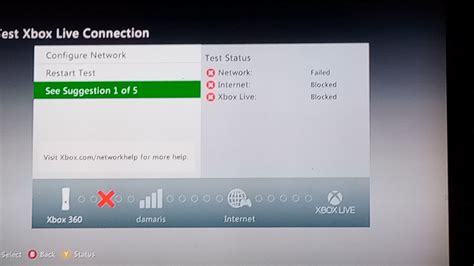 Xbox 360 S Failed To Connect To Network Internet Blocked Xbox Live