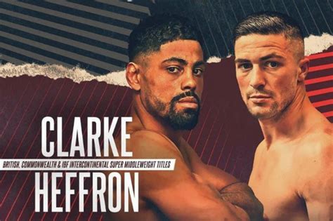 Boxing On Tv This Weekend And Live Streams Including Lennox Clarke Vs