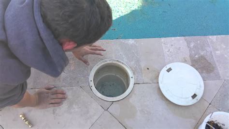 Do you have a vinyl liner pool? Swimming pool skimmer pipe leak - YouTube