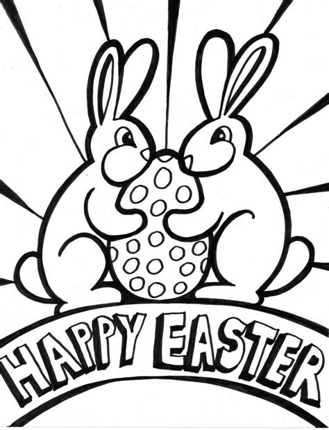 Happy easter coloring page from easter category. Easter Coloring Sheets 2018- Dr. Odd