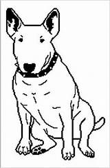 Bull Terrier Clipart English Dog Templates Pattern Clipground Winner Template Coloring Pitbull Paper Pages sketch template