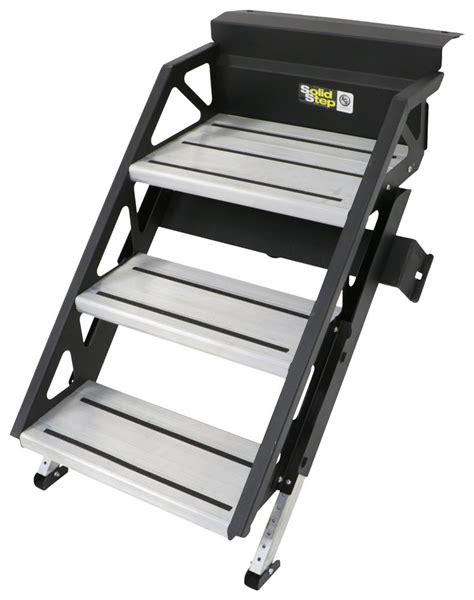Solidstep Manual Fold Down Steps For Rvs 20 Wide Triple Aluminum