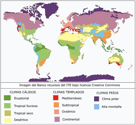 Geografía Mundial Climas Del Mundo