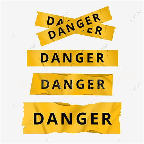 Adhesive Tape Png Picture Yellow Warning Fold Adhesive Tape Danger
