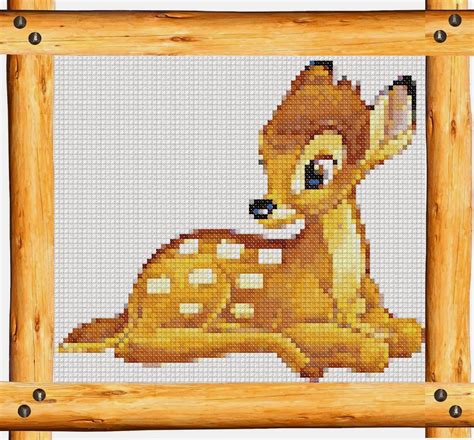 Adventures in stitching carol rice designs suitable for canvas and linen. BAMBI Cross Stitch Pattern PDF, Embroidery Chart, Cute ...