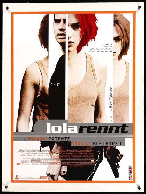 Film Lola Rennt Run Lola Run 1998 Year Poster Printed 1998