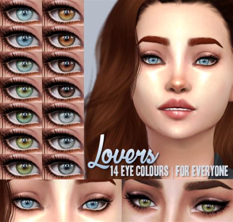 Dangerouslyfreejellyfish Lovers Eyes Sims 4 Cc Eyes