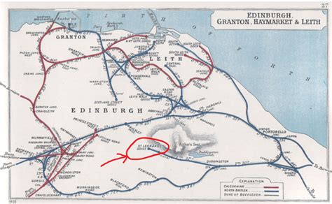 Railway Map Edinburgh Enjoy Your Scotch