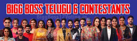 Bigg Boss Telugu 7 Contestants List With Photos Star Maa BB7 Telugu Show