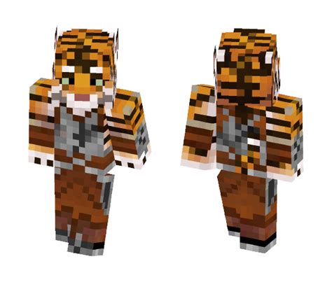 Скин тигра для майнкрафт Minecraft Minecraft