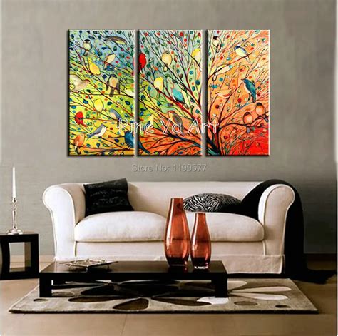 Wall Art For Living Room Modern Texture Extra Large Vertical Hand