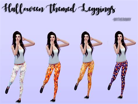 The Sims Resource Halloween Themed Tights
