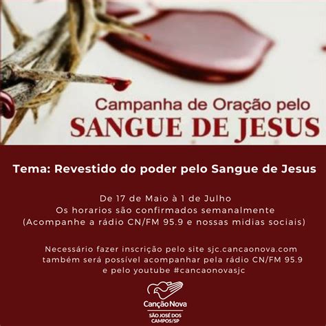 Campanha de oração ao Preciosíssimo Sangue de Jesus São José dos Campos