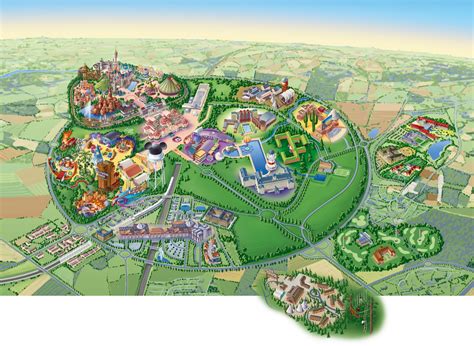 Disneyland Paris Resort Map