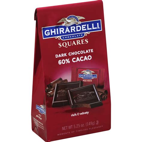 Ghirardelli Squares Dark Chocolate 60 Cacao Caseys Foods