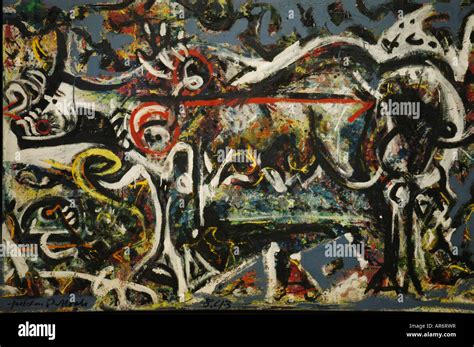Die Wölfin Jackson Pollock Museum Of Modern Art New York Usa