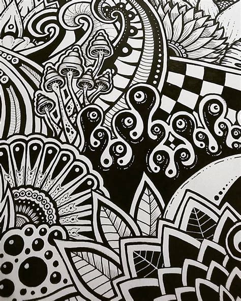 Trippy pictures to draw wallpapersimages org. #zentangleartist #zentangle #zentangleart #doodles #arte # ...