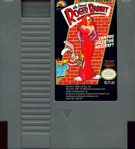 Who Framed Roger Rabbit 1989 Nes Box Cover Art Mobygames