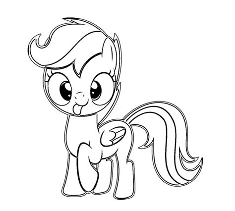 Scootaloo Coloring Pages At Getdrawings Free Download