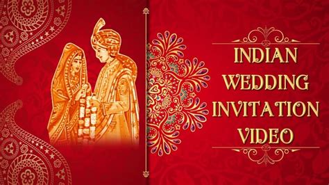 Indian Wedding Invitation Templates Hd Indian Wedding Invitation With