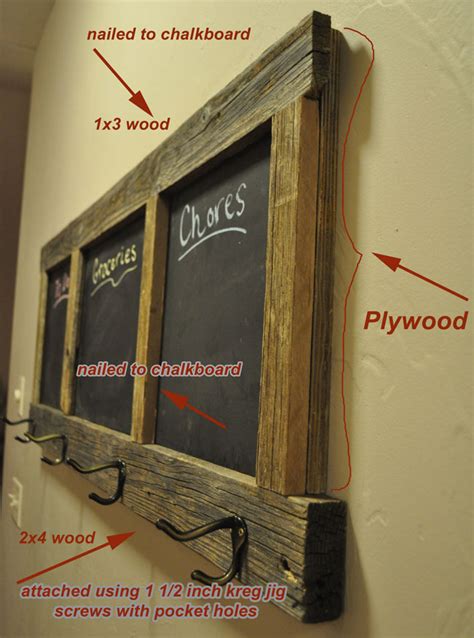 Stylish modern diy coat rack [from: DIY Chalkboard Coat Rack Project