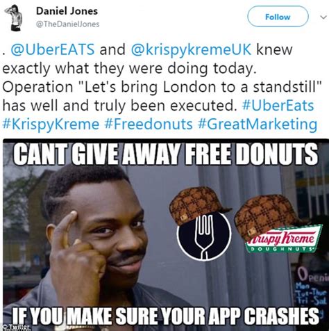At memesmonkey.com find thousands of memes categorized into thousands of categories. Krispy Kreme doughnut fans angry after Uber Eats crashes ...