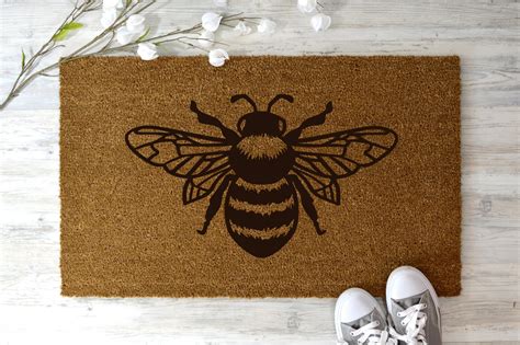 Bee Doormat Moving T Welcome Doormats Bee Ts Unique Etsy Uk