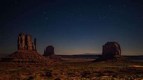 Night Arizona Desert Wallpaper Biajingan Wall