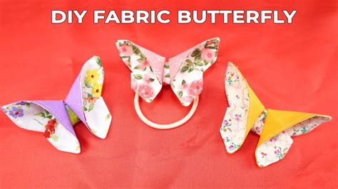 Fabric Butterflies Out Of Scraps Diy Fabric Butterfly Tutorial And