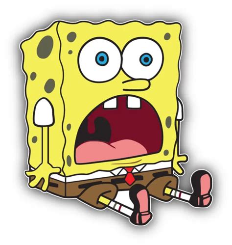 Spongebob Squarepants Cartoon Logo Sticker Bumper Decal Sizes £3
