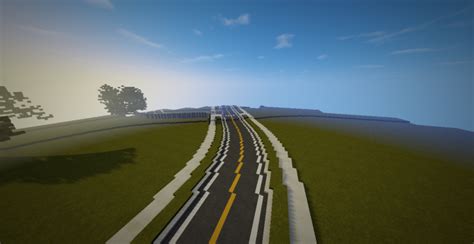 Norwegian Curved Road Minecraft Project