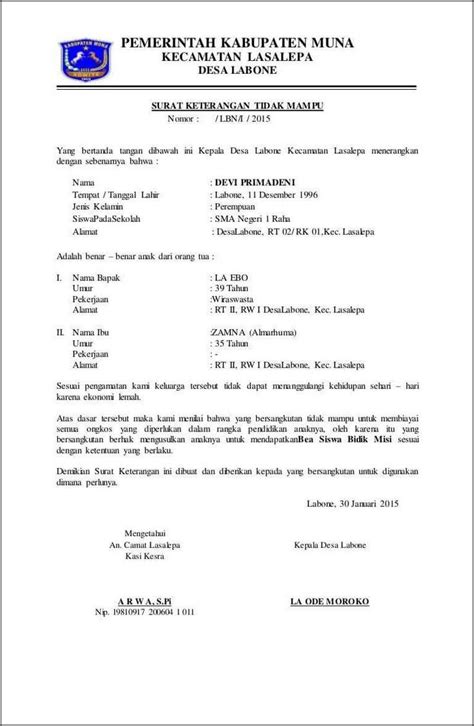 Contoh Surat Pernyataan Kuliah Sambil Kerja - Surat Lamaran Kerja