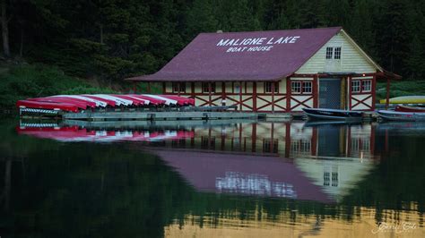 Maligne Lake Boat House Carrie Cole Photography Flickr
