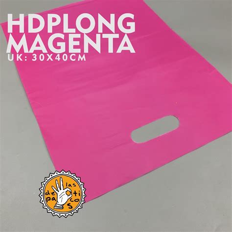 Jual PLASTIK PACKAGING HD PLONG UKURAN 30x40 CM POLOS TANPA SABLON