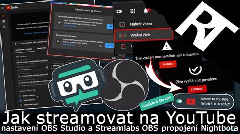 Jak streamovat vysílat na YouTube nastavení OBS Studia Streamlabs